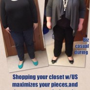Business Casual BEORE & DURING Shopping Her Closet!