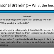 Personal Branding is How You Market, Visual Branding is How You Package!